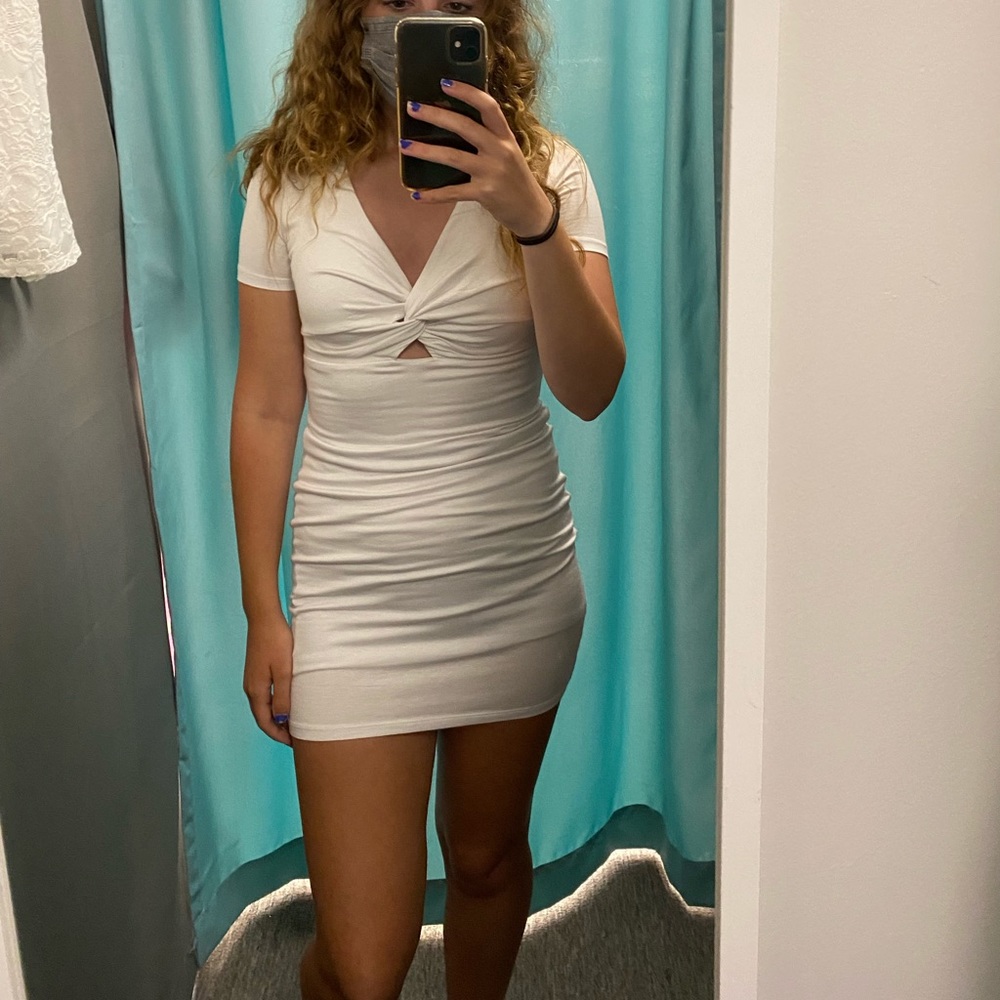white mini dress NWT